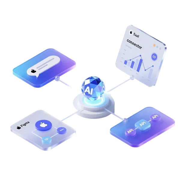 AI and automation systems illustration