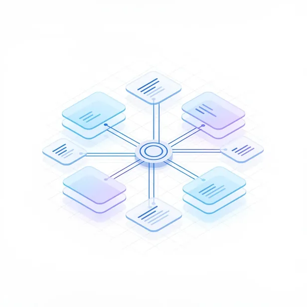 Portals and backend systems illustration