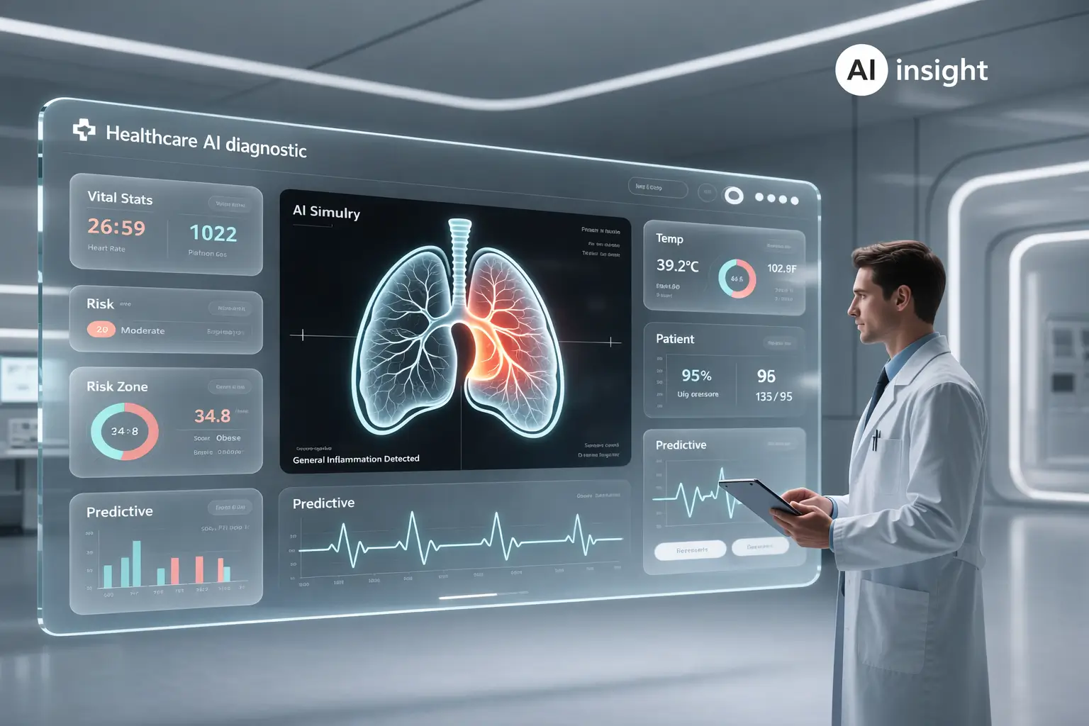 Healthcare AI Diagnostic Platform case study visual