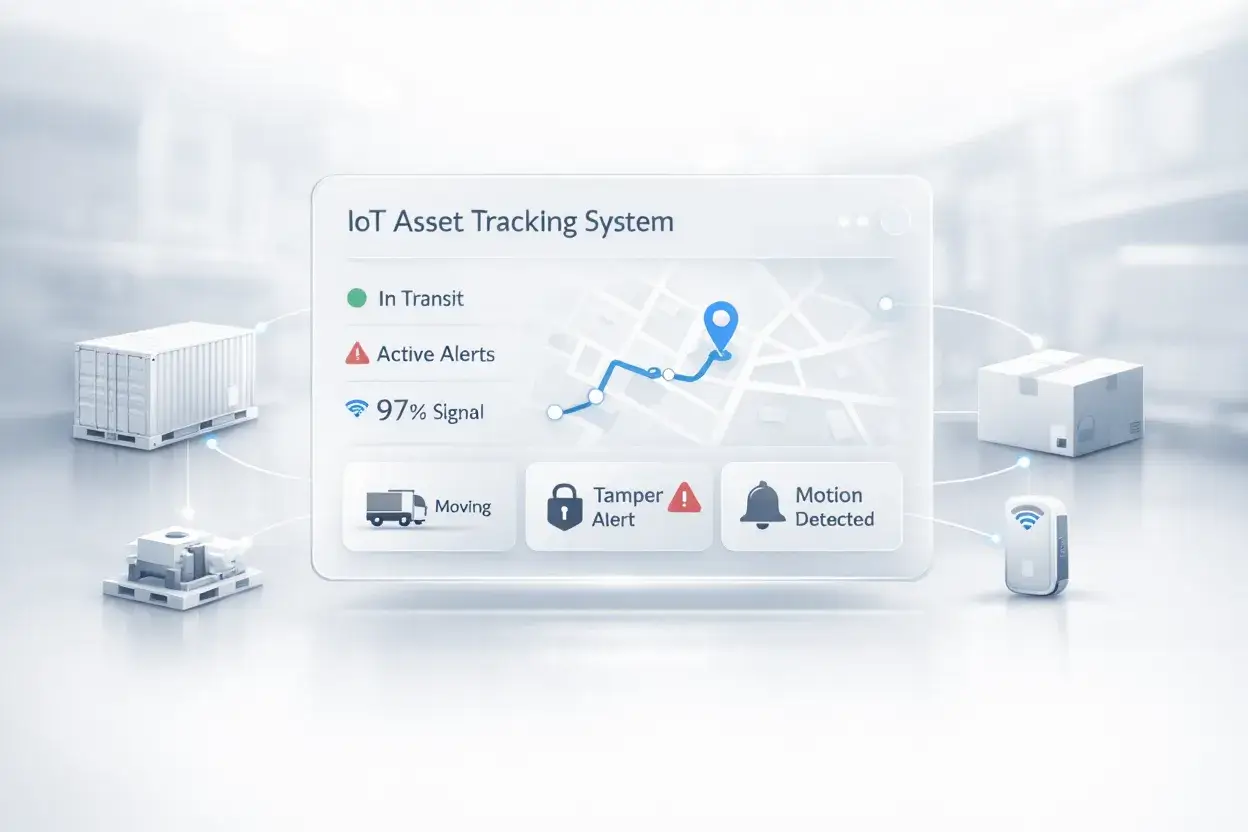 IoT Asset Tracking System case study visual